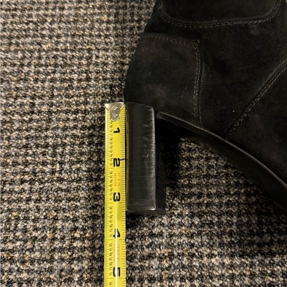 Stuart Weitzman Black Heeled Boots - Picture 8 of 9